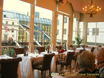 Dining Room at the Charing Cross Thistle Hotel