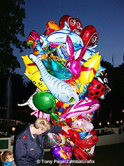 Carstensen's vision of Tivoli was that of a trade bazaar, entertainment & funpark and cafes.
[Tivoli Gardens - Copenhagen -