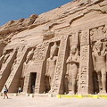 Statues of goddess Hathor alternate with Ramses II on the facade of Queen Nefertari's Temple.
[Temple of Hathor - Abu Simbel - (3628 visits) Statues of goddess Hathor alternate with Ramses II on the facade of Queen Nefertari's Temple.
[Temp... Statues of goddess Hathor alternate with Ramses II on the facade of Queen Nefertari's Temple.
[Temple of Hathor - Abu Simbel -