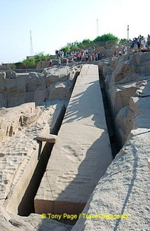 Just south of Aswan, lies this ancient granite quarry with its unfinished obelisk.
[Unfinished Obelisk - Aswan - Egypt]