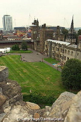 Lord Bute called in distinguished local historians and he assisted with tracing the history of the Castle
[Cardiff Castle - Car