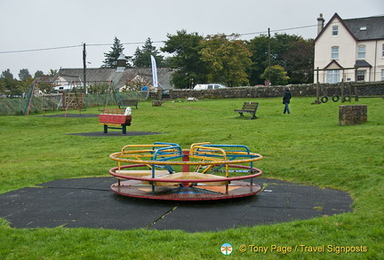 This playschool near the perimeter of Dartmoor prison was a bit worrying