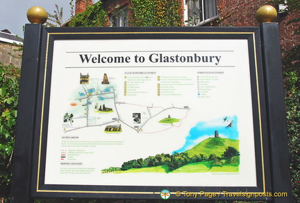 Map of Glastonbury