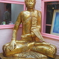 A Buddha in The Courtyard