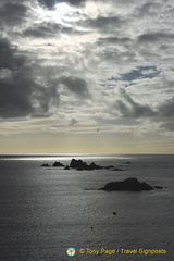 Beautiful sunset at Lizard Point