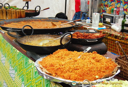 Camden Markets - Briyani and curries