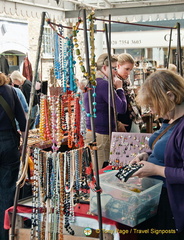 Costume jewelry stall