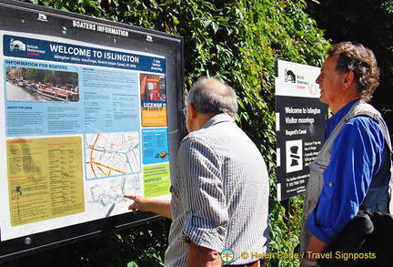 Neil explaining the area to us