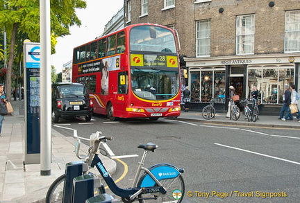 Barclays Bike Scheme - docking point