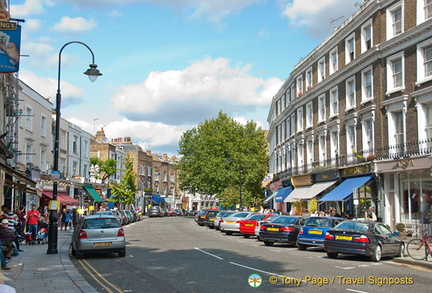 View of Regent's Park Road