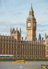 View of Houses of Parliament from South Bank