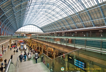 View of station from top floor