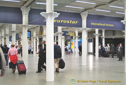 St Pancras concourse