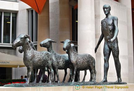 Paternoster Square was once the site of a livestock market