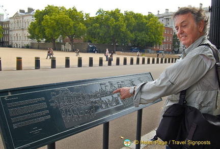 Jubilee Walk panel at Horse Guards Parade