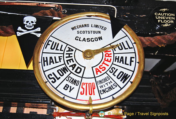 A Ship Telegraph Indicator from Mechans Scotstoun