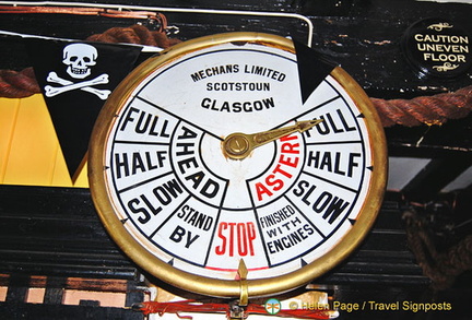 A Ship Telegraph Indicator from Mechans Scotstoun