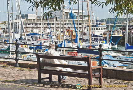 A very busy Sutton Harbour