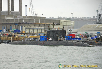 HMS Talent - one of the seven Trafalgar class hunter killer submarines