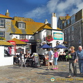 The Sloop Inn and nearby shops