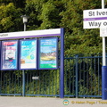 St Ives railway station platform