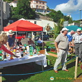 A bit of entertainment at the festival