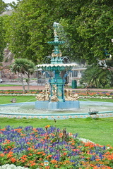 This ornate fountain is in Princess Gardens