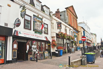 Camelot is a medieval-themed restaurant at 4 Braddons Hill Road West