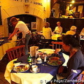 Having tea at the Lord Leycester Hospital cafe [Warwick - England]