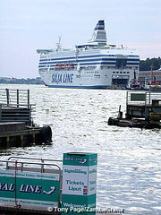 Arriving in Helsinki on the Silja Ferry Line