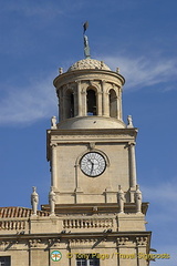 Clock tower of Arles Town Hall