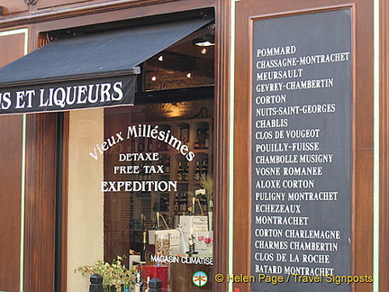 Beaune Wine shop