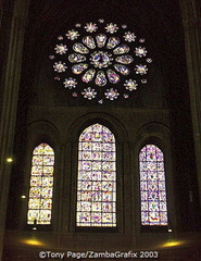 West Rose Window and Tree of Jesse panel