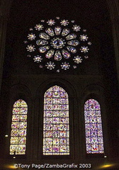 West Rose Window and Tree of Jesse panel