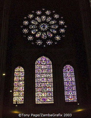 West Rose Window and Tree of Jesse panel