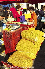 The village of Chateaubriant, and it's market day! 