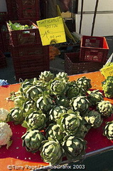 The village of Chateaubriant, and it's market day!