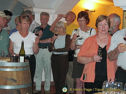 Wine-tasting, Chateauneuf du Pape, Provence, France