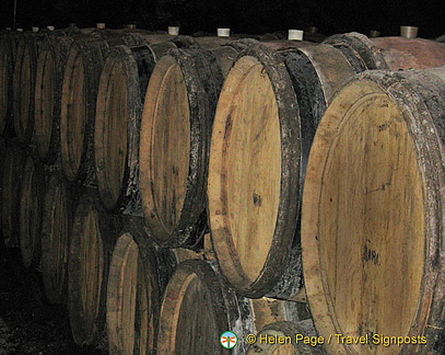 Wine-tasting, Gevry-Chambertin, Cote d'Or, France