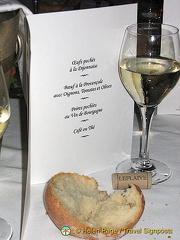 Dijon dinner menu