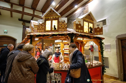 A cookie stalls