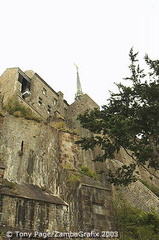 Mont St Michel lies strategically on the frontier between Normandy and Brittany [Mont-St-Michel - France]