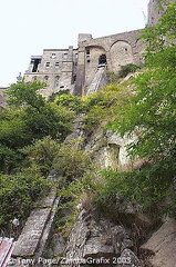 It grew from a humble 8th century oratory to become a Benedictine monastery [Mont-St-Michel - France]