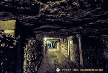 A passageway in the Catacombes