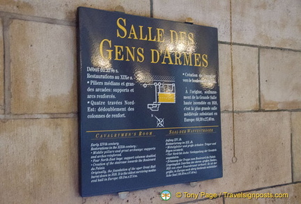 Information about the Salle des Gens d'Armes