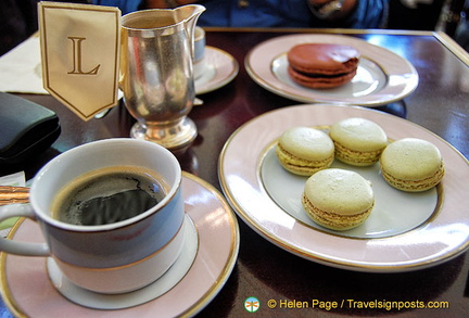 The delicious Ladurée macarons