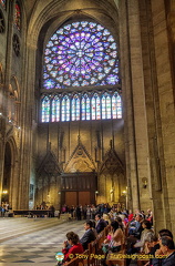 View of South Rose Window