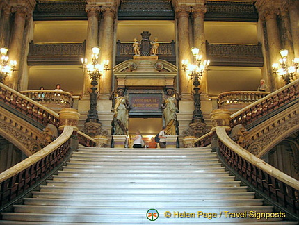 Palais Garnier's grand staircase