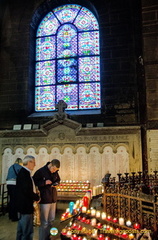 Stained glass window in Saint-Germain des Prés