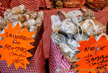 Saucisson, fromage and jambon from Boucherie Claude et Cie